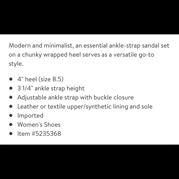 Sam Edelman Yaro Ankle Strap Sandal Heels - Picture 14 of 14